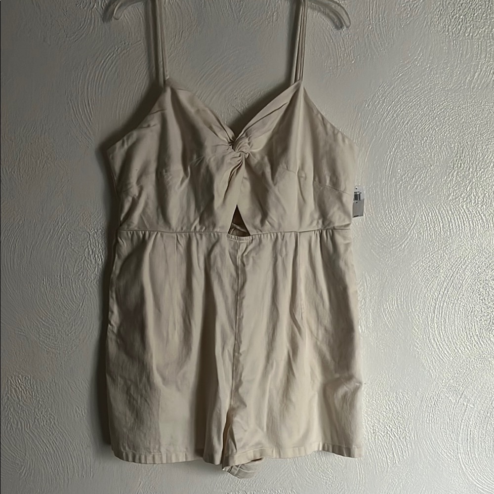 Old Navy Cream Jumpsuit